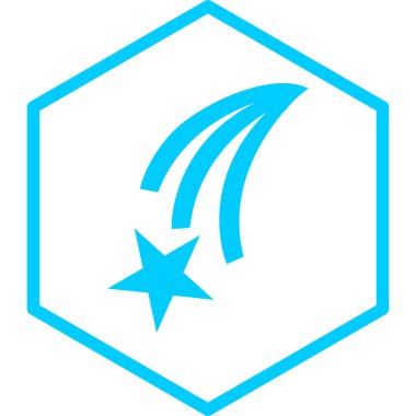 yıldız simgesi, vektör çizimi