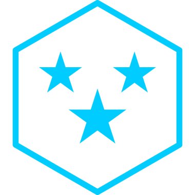 Yıldız. Web simgesi basit illüstrasyon