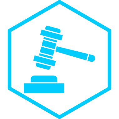 kanun simgesi vektör illüstrasyonu