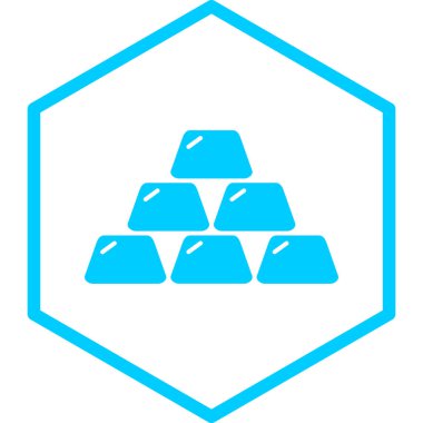 Altın külçelerinin vektör illüstrasyonu