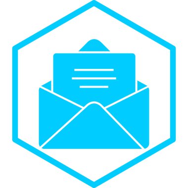 E- posta simgesi vektör illüstrasyonu