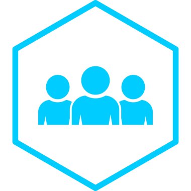 İnsan simgesinin vektör illüstrasyonu