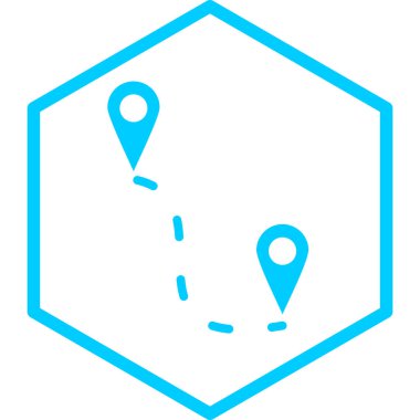 Harita iğnesi. Basit tasarım