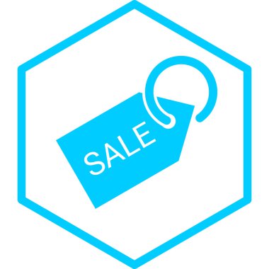 Etiket. Web simgesi basit illüstrasyon