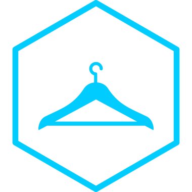 askı simgesi vektör illüstrasyonu