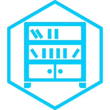 Arşiv. Web simgesi basit illüstrasyon