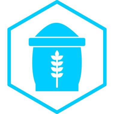 buğday simgesinin vektör illüstrasyonu