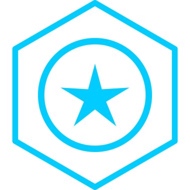 Yıldız. Web simgesi basit illüstrasyon