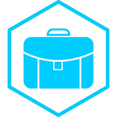 Çanta. Web simgesi basit illüstrasyon