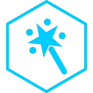 Yıldız. Web simgesi basit illüstrasyon