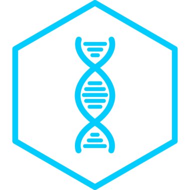 DNA simgesi vektör illüstrasyonu