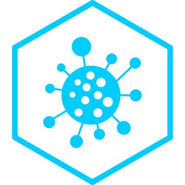 Virüs. Web simgesi basit tasarım