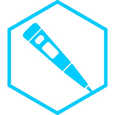 Kalem. Web simgesi basit illüstrasyon