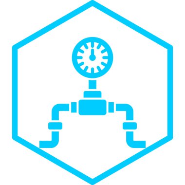 Su pompası. Vektör illüstrasyonu