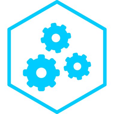 Çarklı. Web simgesi basit illüstrasyon