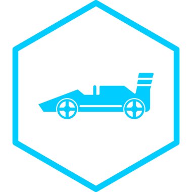 araba simgesi vektör illüstrasyonu