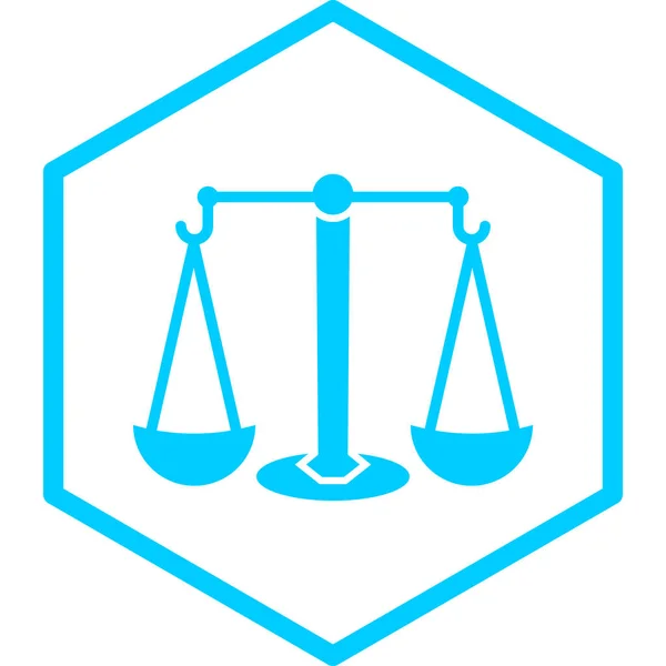 Векторна Іконка Закону Правосуддя — стоковий вектор