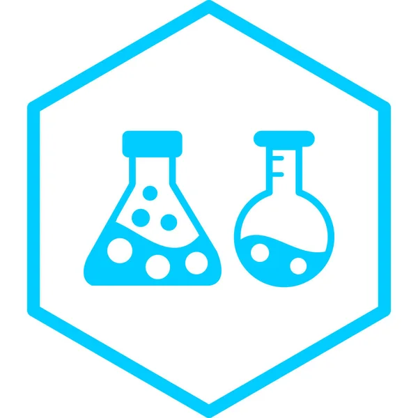 化学瓶图标矢量图解 — 图库矢量图片