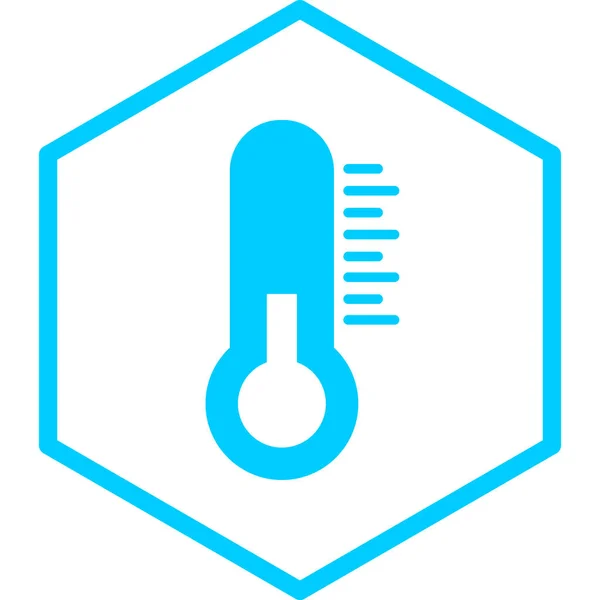 Thermometer Web Icon Simple Illustration — Stock Vector