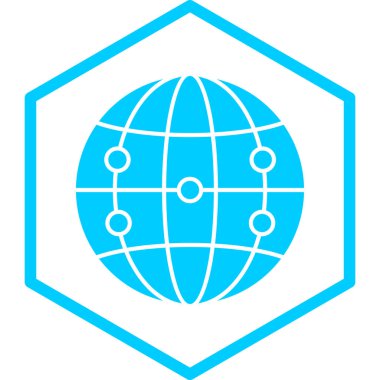 küresel ağ. Basit resimleme