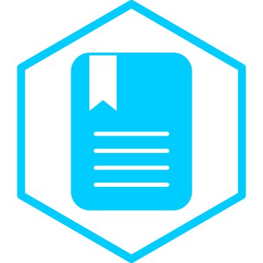 Kitap. Web simgesi basit illüstrasyon