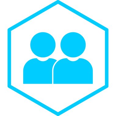 İnsan simgesinin vektör illüstrasyonu