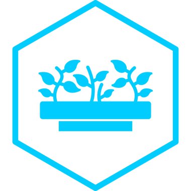 bitki simgesi vektör illüstrasyonu