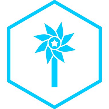 Çiçek vektör simgesi simgesi