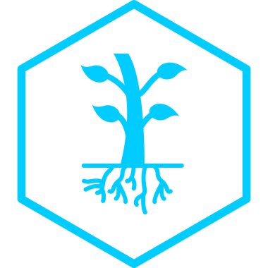 ağaç simgesi vektör illüstrasyonu