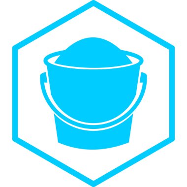 Kova. Web simgesi basit tasarım