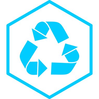 Geri dönüşüm simgesi vektör resimlemesi