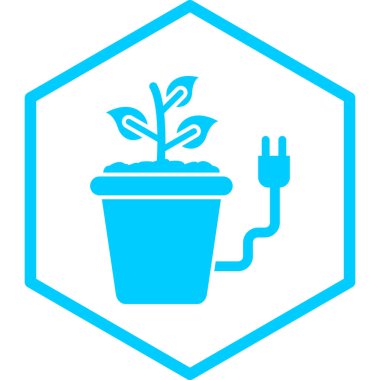 Bitki. Web simgesi basit tasarım