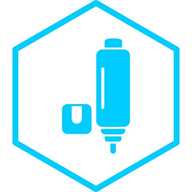 Pil. Web simgesi basit illüstrasyon