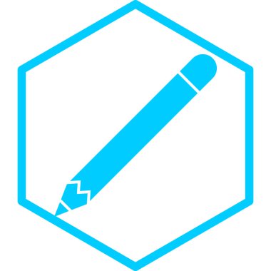 Kalem. Web simgesi basit tasarım