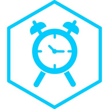 Saat. Web simgesi basit illüstrasyon