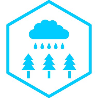 Hava durumu. Web simgesi basit illüstrasyon