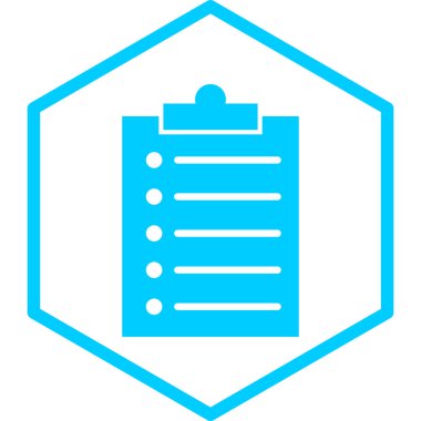 Belge. Web simgesi basit illüstrasyon