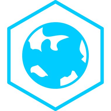 Dünya Küresi. Web simgesi