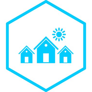 ev vektörü simgesi modern basit illüstrasyon