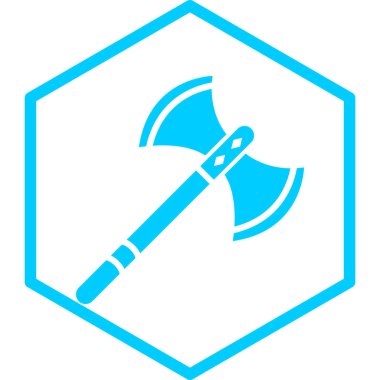 Bir kılıç simgesinin vektör illüstrasyonu