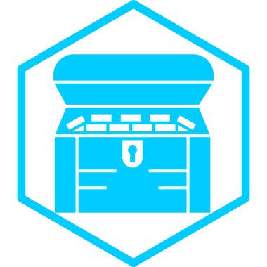 Kutu. Web simgesi basit illüstrasyon