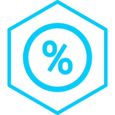 İndirim. Web simgesi basit illüstrasyon