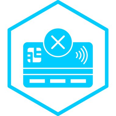 Kredi kartı vektör simgesi