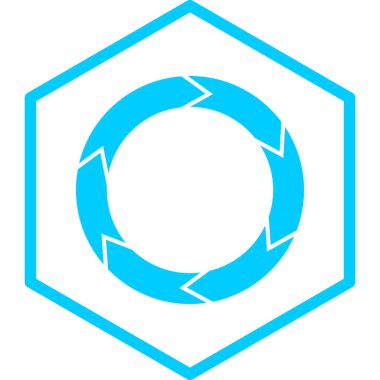 Döndürme. Web simgesi basit tasarım