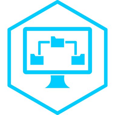 bilgisayar izleyici vektör simgesi