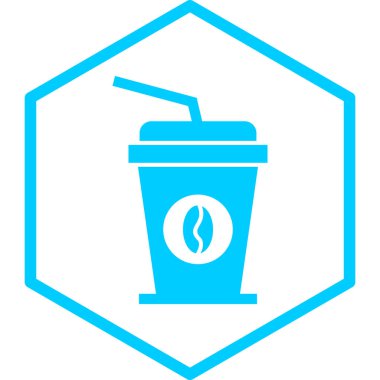 Kahve fincanı. Basit resimleme