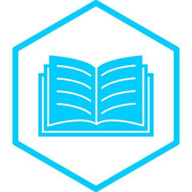 kitap simgesi vektör illüstrasyonu