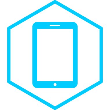 Akıllı telefon. Web simgesi basit tasarım