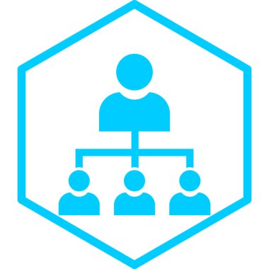 iş insanları simgesi vektör illüstrasyonu