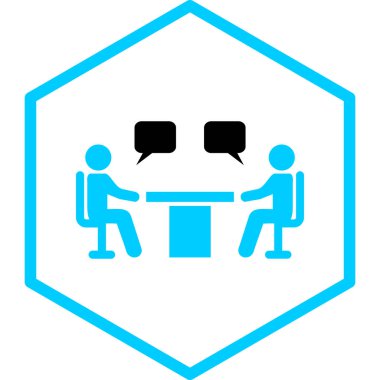 Basit insan simgesinin vektör çizimi